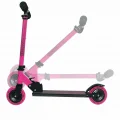L1-p Lamborghini Lisanslı Işıklı Scooter Pembe