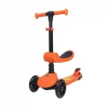 L52ın1-o Lamborghini Lisanslı Katlanır Oturaklı Işıklı Scooter Turuncu