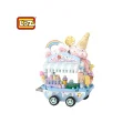 Lz-8854 Loz Dondurma Arabası 300 Parça Block Oyuncak