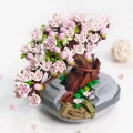 Lz1661 Loz Eternal Flowers Serisi - Pembe Sakura Kiraz Ağacı 426 Parça Yapım Seti