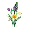 Lz1672 Loz Eternal Flowers Serisi - çiçekli Sabah, Ay Işıklı Akşam 534 Parça Yapım Seti