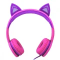 S00091067 -sun-gle-ech-kulaklık Kablolu Kedi Şkl.ışıklı Pembe-mor