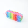 UNICUS Big Zip Süper Rainbow Tavşan Tüyü XL Kalem Kutu UNCS-988