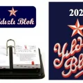 YILDIZLI BLOK MASA TAKVİMİ 2026