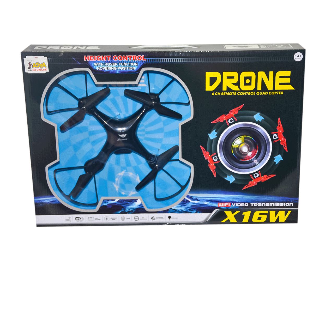 22571-x16w Kumandalı Kameralı Drone - Asya Oyuncak