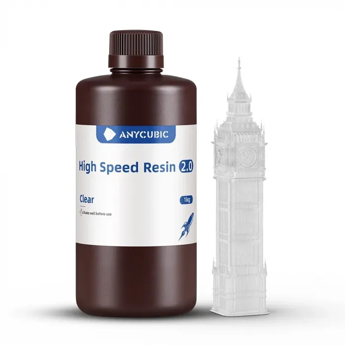 Anycubic High Speed Resin 2.0 Clear (Şeffaf)