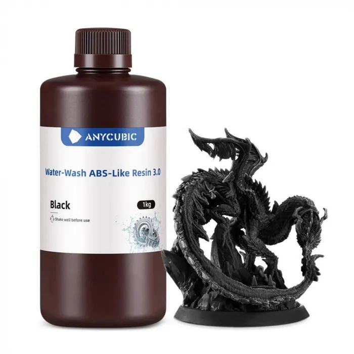Anycubic Water Wash ABS Like Resin 3.0 Siyah (Black)