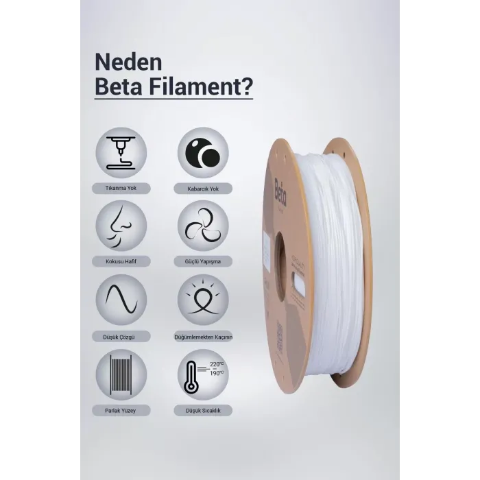 Beta TPU 95A Filament White