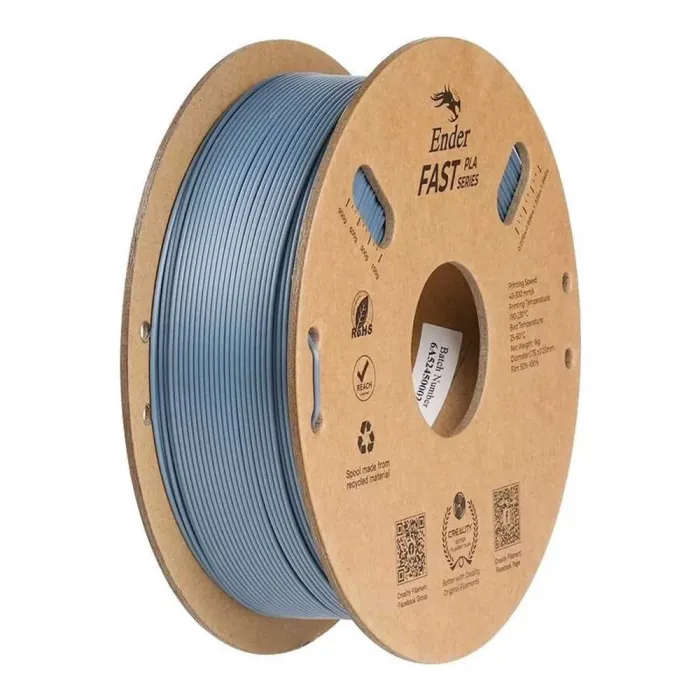 Creality Ender Fast Pla Filament Açık Gri 1.75mm 1Kg