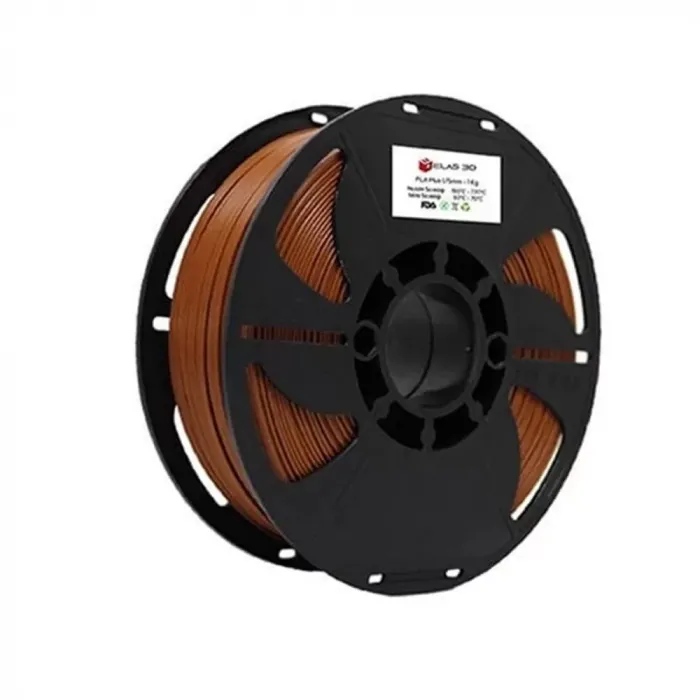 Elas 1.75mm Kahverengi Pla Plus Filament