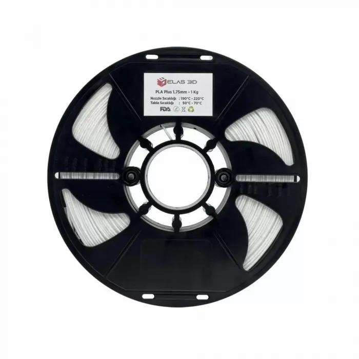 Elas 1.75mm Mermer Pla Plus Filament 1Kg