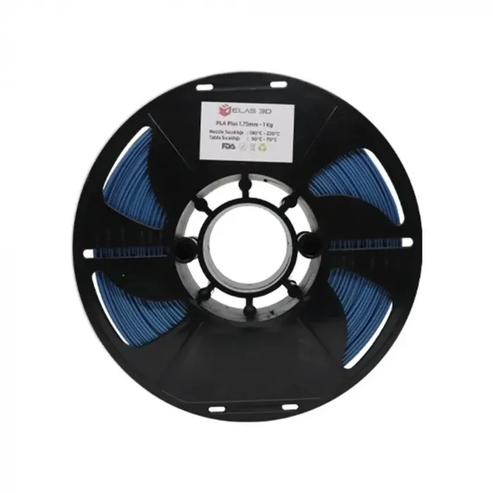 Elas 1.75mm Sedefli Mavi Pla Plus Filament 1Kg