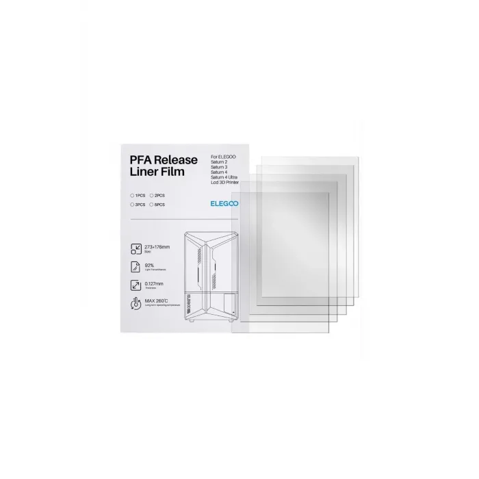 ELEGOO PFA Film 5 Adet- Saturn 4/4 Ultra