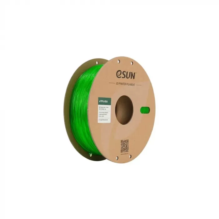 ESUN ETPU-95A FİLAMENT TRANSPARAN YEŞİL