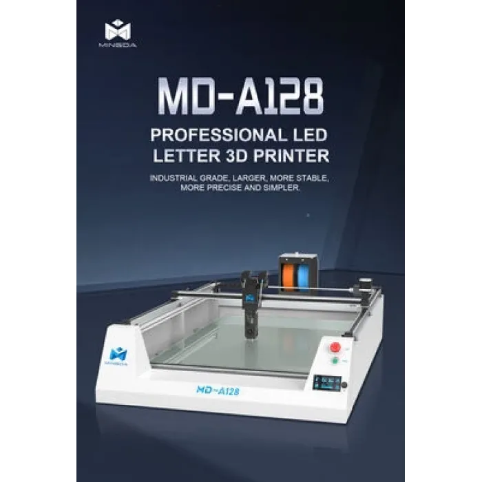 Mingda MD-A128 Işıklı Tabela - Logo Üretimi için 3D Printer