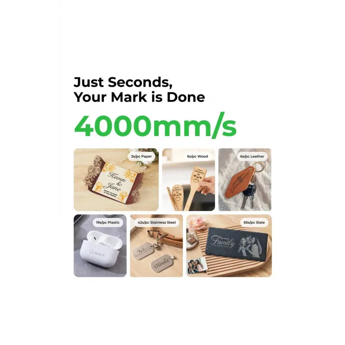 xTool F1 Light Green Lazer Gravür ve Kesici