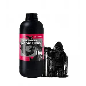 Phrozen Water Washable Suyla Yıkanabilir Reçine - Rapid Black (Siyah) - 1 kg