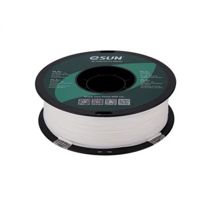 eSUN Beyaz Pla+ Filament 1.75mm 1 KG
