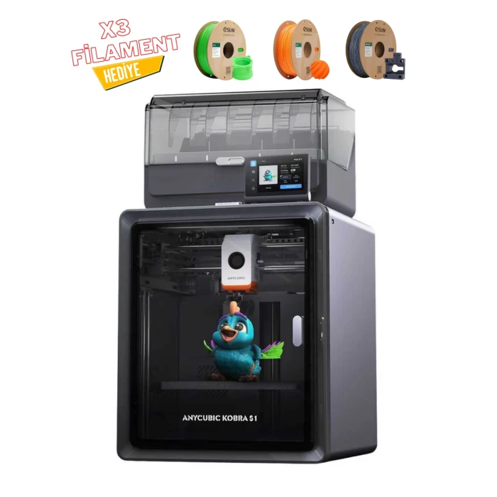 Anycubic Kobra S1 Combo FDM 3D Yazıcı