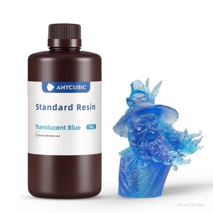 Anycubic Standard Resin Blue (Şeffaf Mavi)