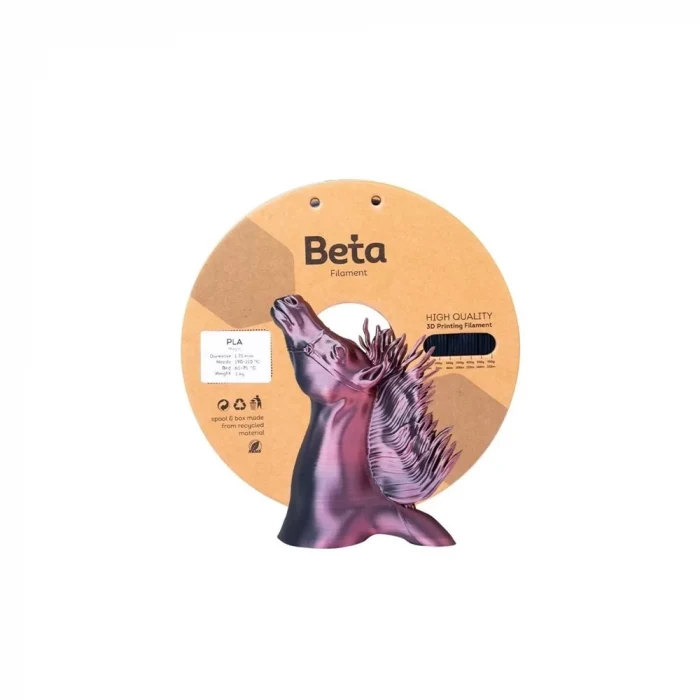 Beta Pla-Magic Silk Filament Black Red