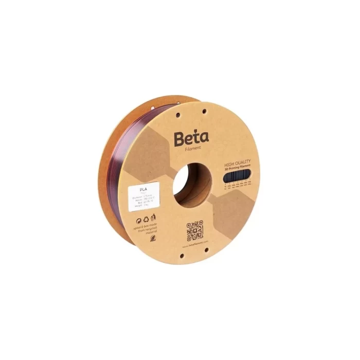 Beta Pla-Magic Silk Filament Black Red