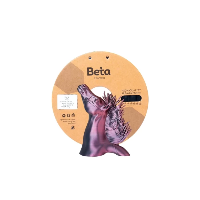 Beta PLA-Magic Silk Filament Black Red