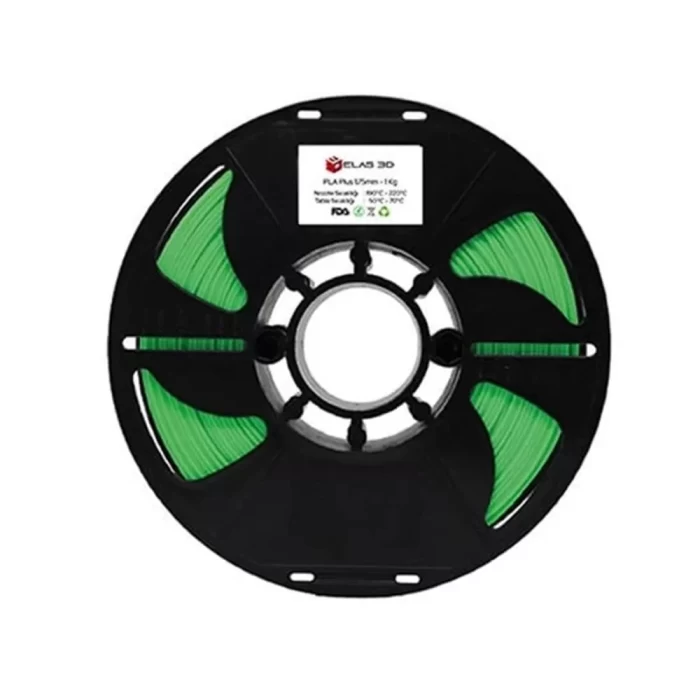 Elas 1.75mm Fıstık Yeşili Pla Plus Filament 1Kg