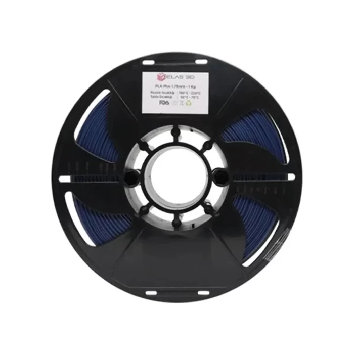 Elas 1.75mm Lacivert Pla Plus Filament 1Kg