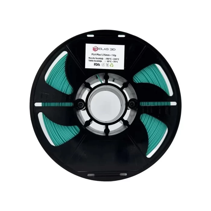 Elas 1.75mm Su Yeşili Pla Plus Filament 1 Kg