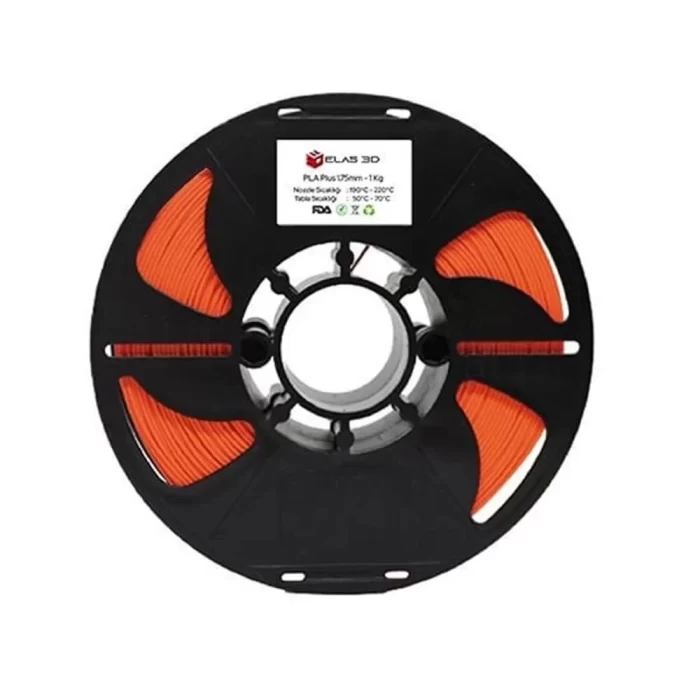 Elas 1.75mm Turuncu Pla Plus Filament