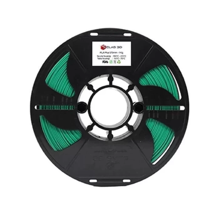 Elas 1.75mm Yeşil Pla Plus Filament