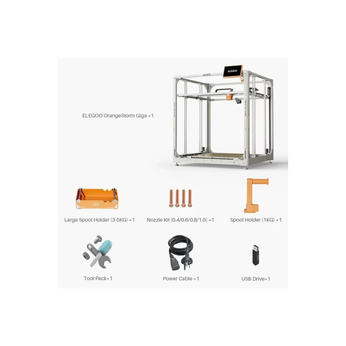 ELEGOO ORANGESTORM GİGA 3D YAZICI