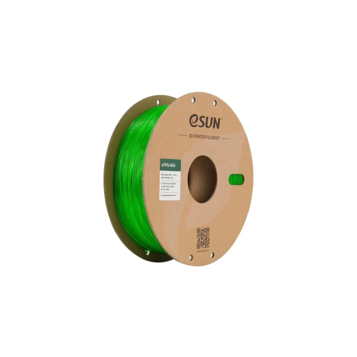 Esun eTPU-95A Filament Transparan Yeşil