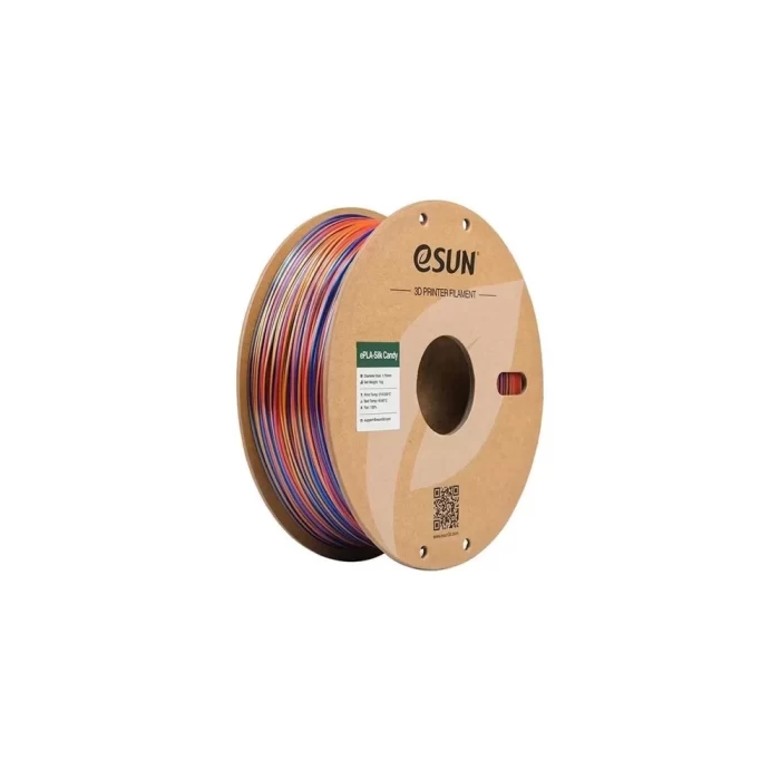 Esun Pla-Silk Candy Filament Kırmızı-Altın-Mavi
