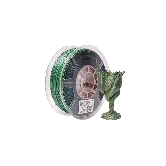 Esun PLA-Silk Mystic Filament Gold-Green-Black