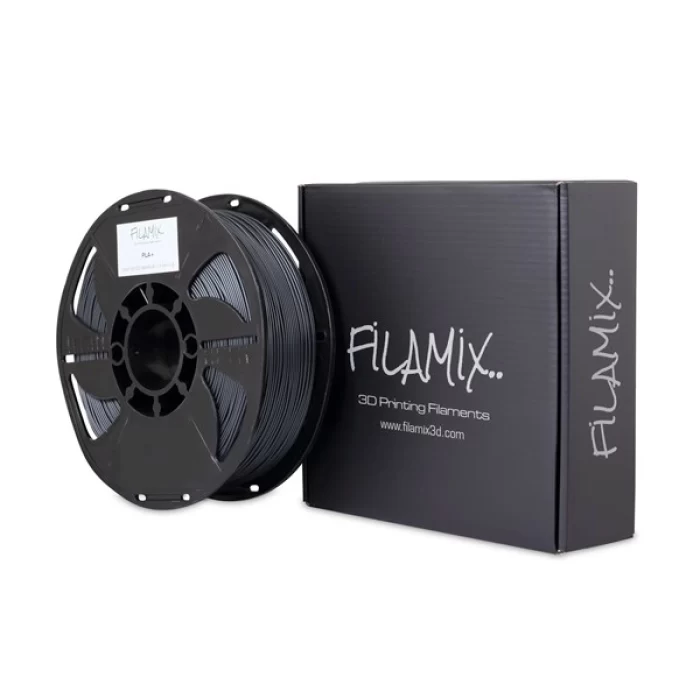 Filamix Koyu Gümüş Gri Filament PLA + 1.75mm 1 KG Plus