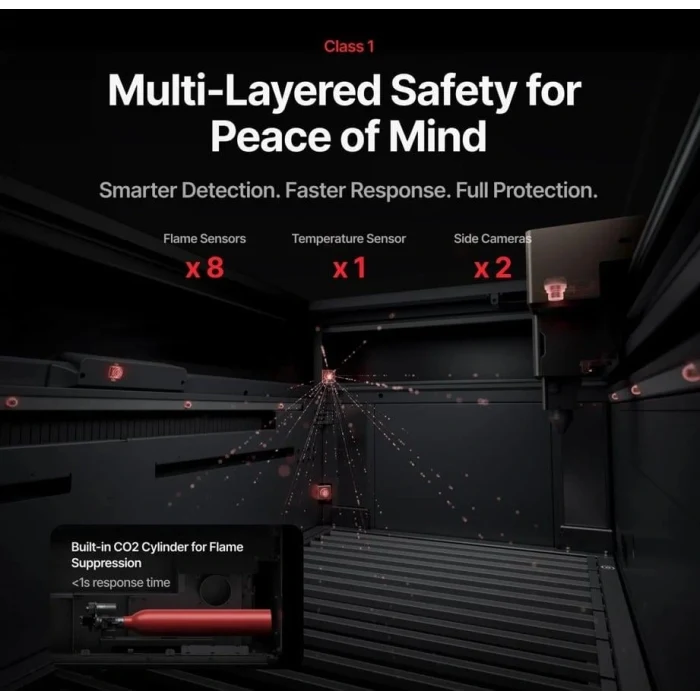 xTool P3 80W CO2 LAZER MAKİNASI