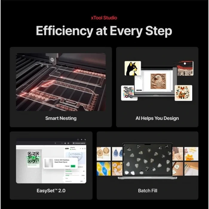 xTool P3 80W CO2 LAZER MAKİNASI