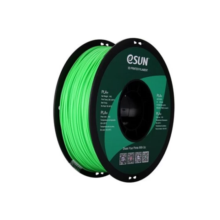 eSUN Açık Yeşil Pla+ Filament 1.75mm 1 KG