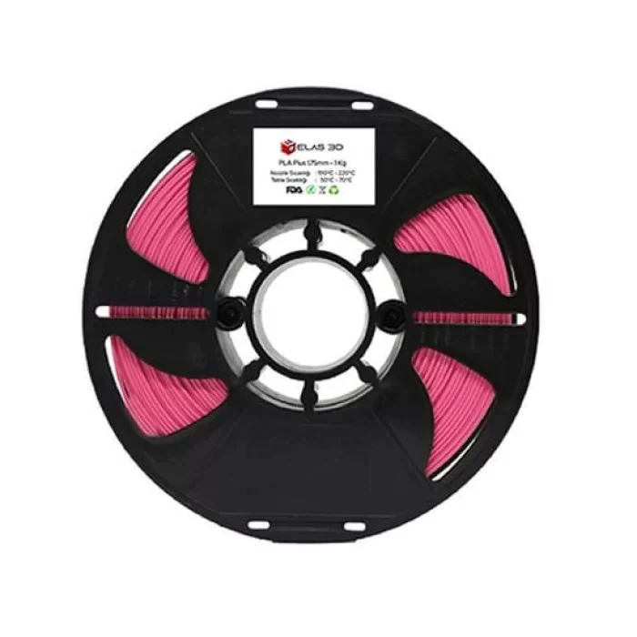 Elas 1.75mm Pembe PLA Plus Filament