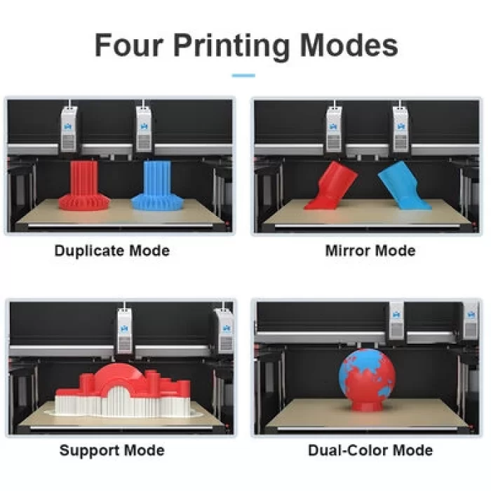 Mingda MD-400D Endüstriyel IDEX (Çift Extrüder) 3D Printer