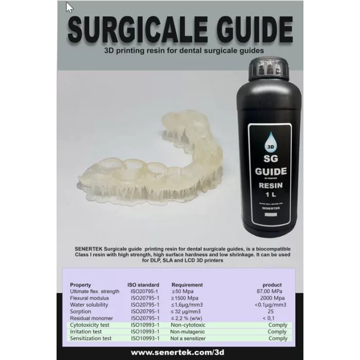 Senertek SG Guide İmplant Cerrahi Reçinesi