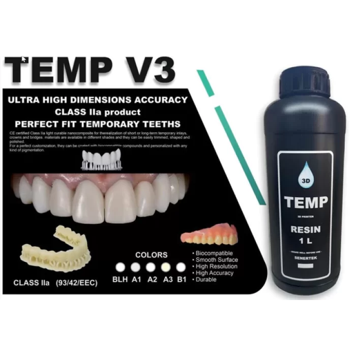 Senertek Temp V3 Dental Geçici Kron Reçinesi