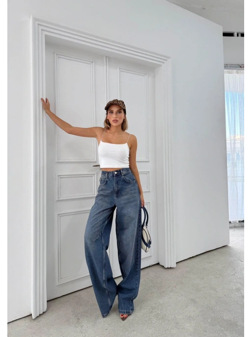 BEL TOKA DETAY BOL KESİM GENİŞ PAÇA BAGGY JEAN