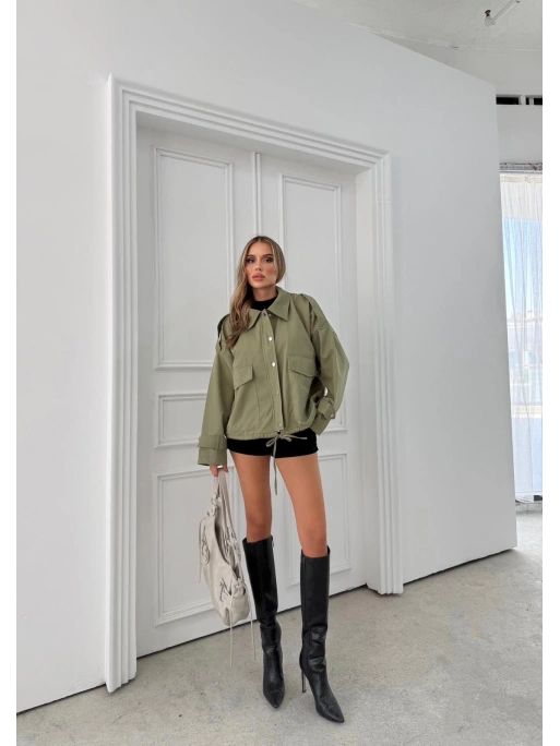 ÇİFT CEP BEL BAĞCIKLI  ARA BOY CEKET HAKİ  2036 (CITCITSIZ)