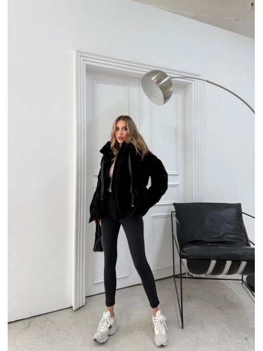 KAPÜŞONLU ŞİŞME MONT SİYAH