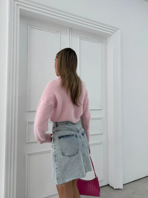 POLO YAKA YUMOŞ TRİKO PEMBE