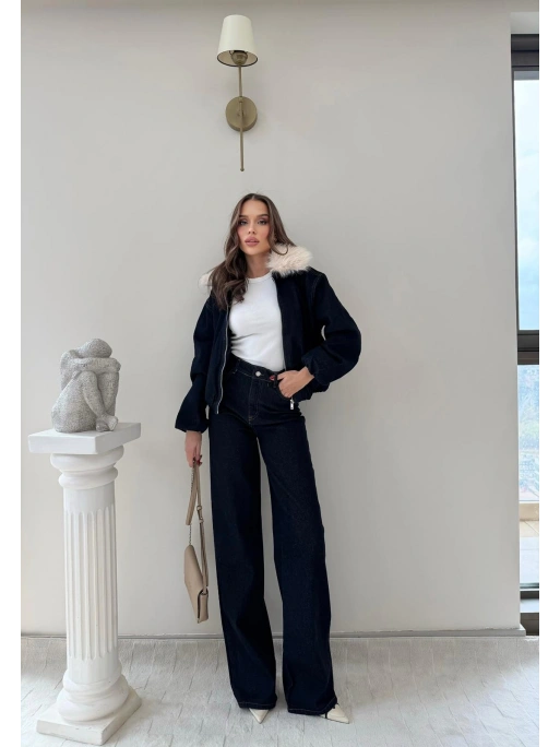 YAKA KÜRK DETAY HIRKA VE PANTOLONLU KOT TAKIM