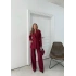 ÇİFT DÜĞME BLAZER CEKET VE PANTOLONLU DOUBLE KUMAŞ İKİLİ TAKIM BORDO KO-1101